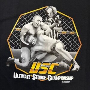 NWT 3 Stooges Ultimate Stooge Championship T Shirt XL